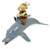 PVC-Figur Asterix auf Delphin, ca 10 cm